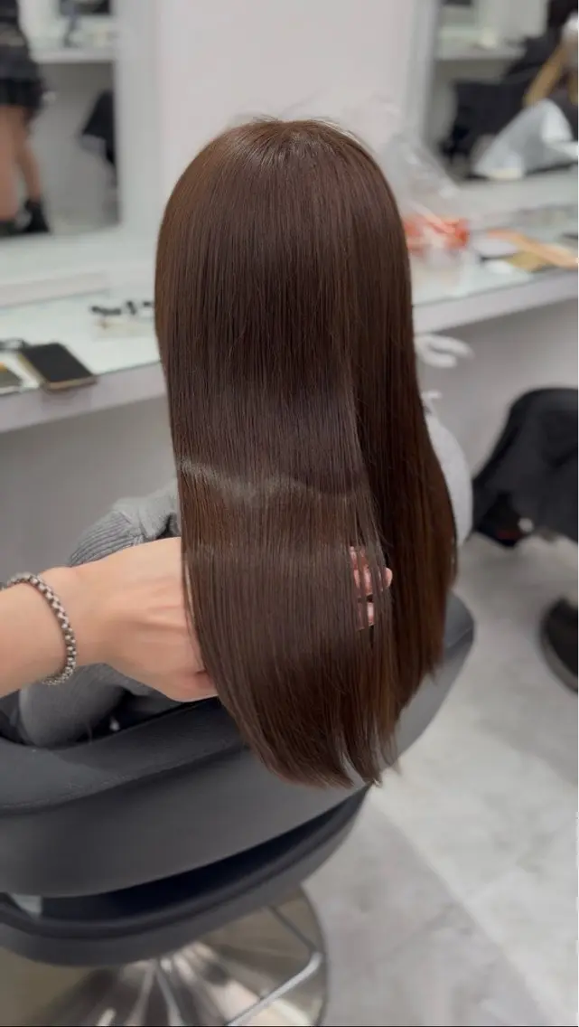ロング 髪質改善 トリートメント トリートメント ⋆.韓国hair⊹ みゆ໒꒱ིྀ༝⁺のヘアスタイル