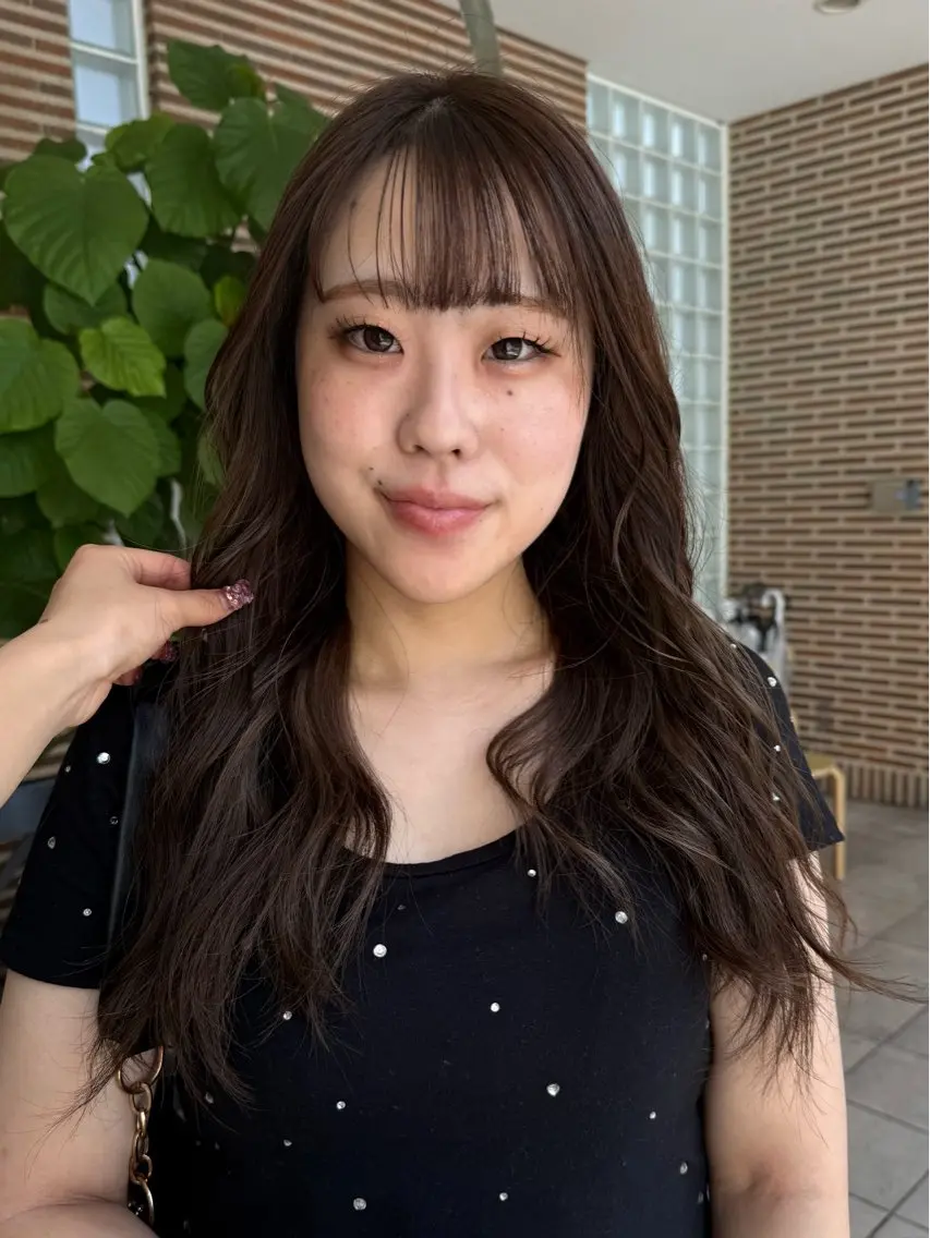 ロング カラー 透明感カラー Daisy🎀【福岡 美容室】chiakiのヘアスタイル