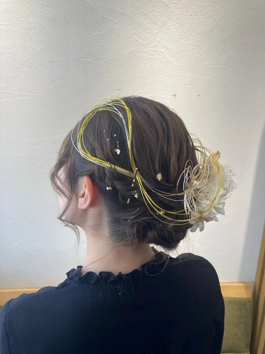 ヘアアレンジ ヘアセット 成沢 モニカのヘアスタイル