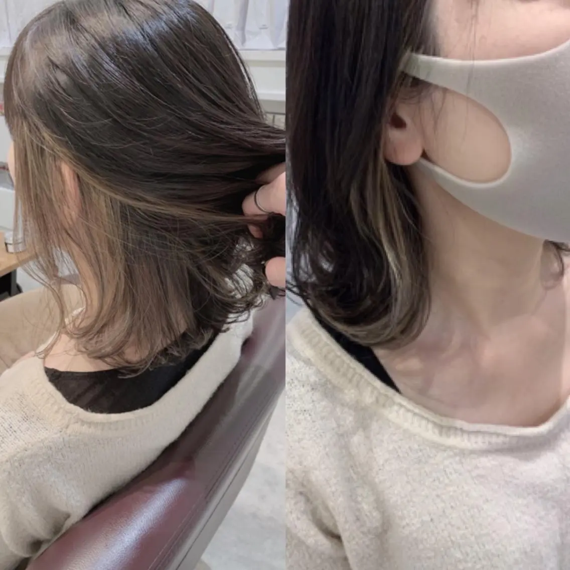 ミディアム カラー HAREru. モデル募集【戸塚】のヘアスタイル