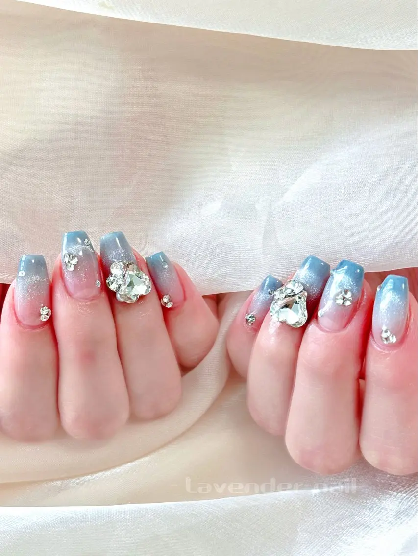 ネイル ハンドネイル Lavender nail·中島公園のネイルデザイン