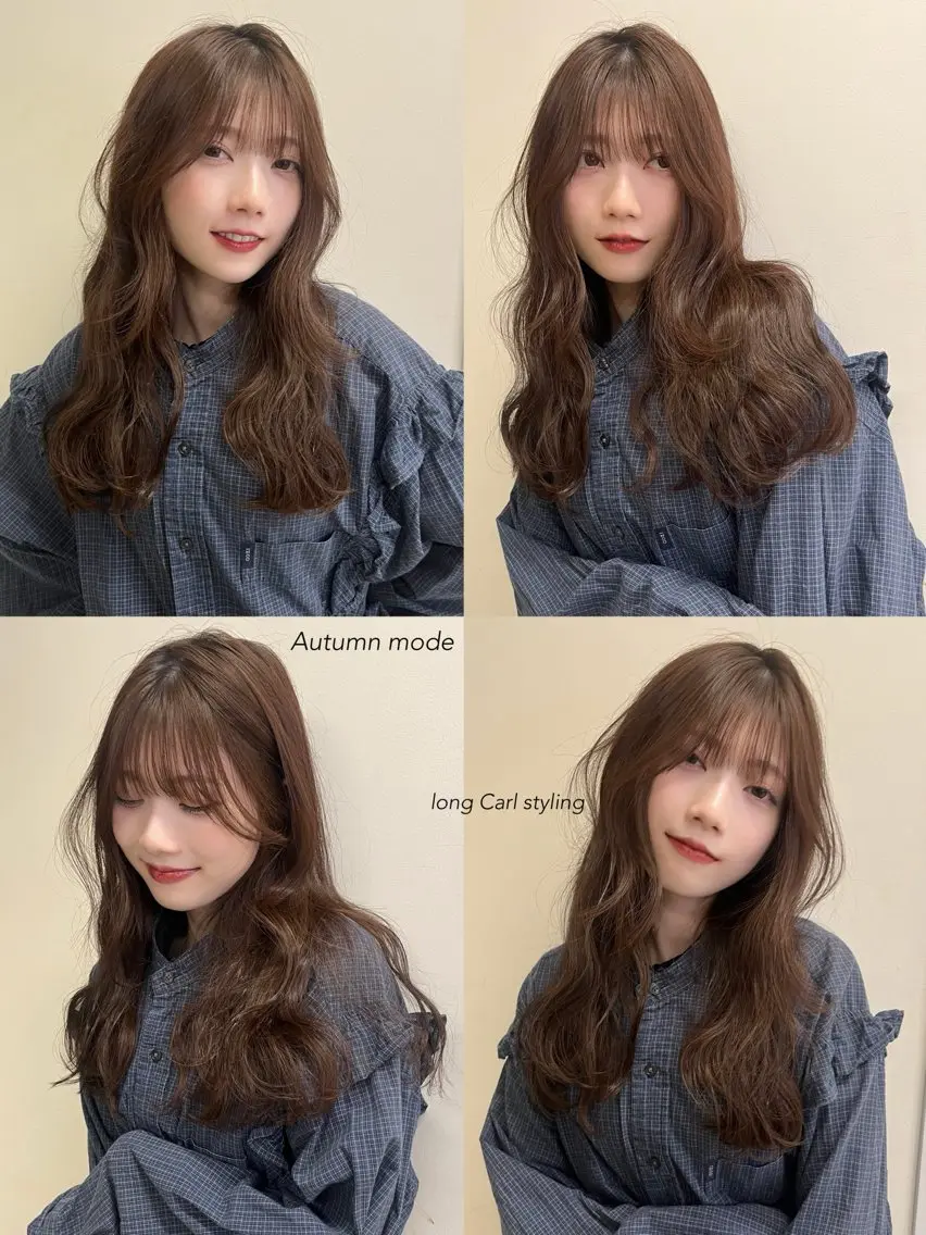 ロング カラー カット ヘアカラー yura /レイヤーカットのヘアスタイル