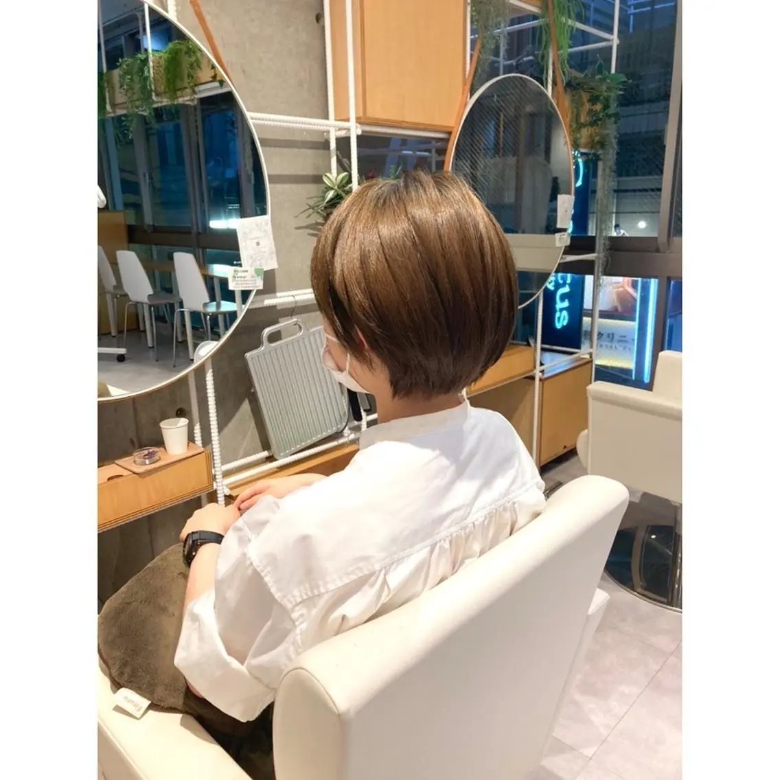 ショート カラー ベージュカラー ショートヘア カット ヘアカラー トリートメント Grantus (グランタス )のヘアスタイル