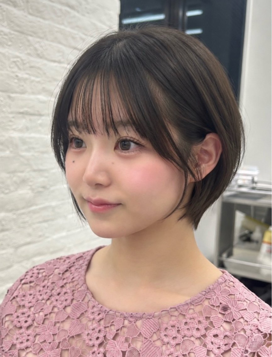 ショート 韓国ヘア🇰🇷／ 艶カラー鈴木萌愛🩶のヘアスタイル