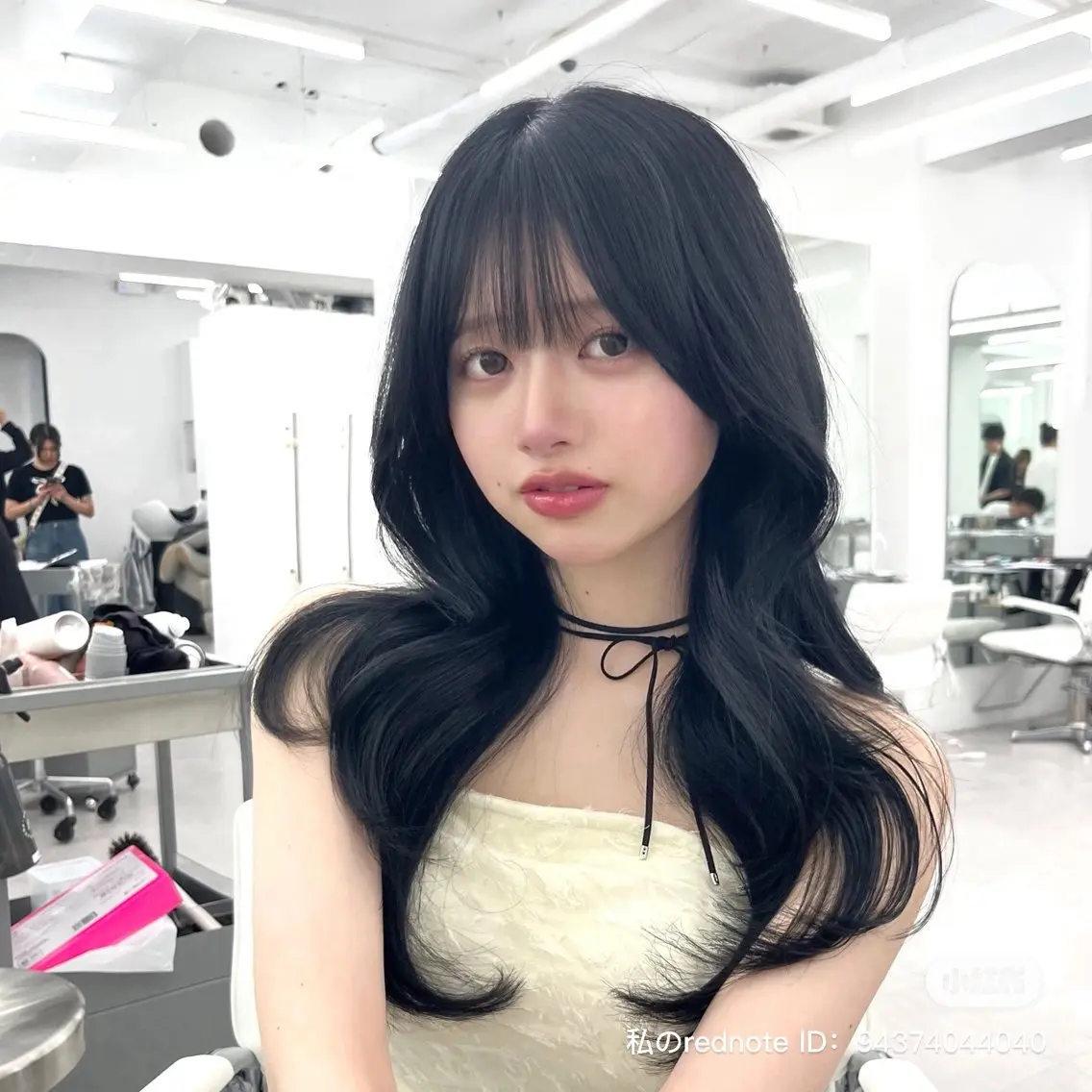 ロング カラー 透明感カラー 韓国風ヘア レイヤーカット 小顔カット 盛れる顔周り✨韓国式 レイヤーkanatoのヘアスタイル