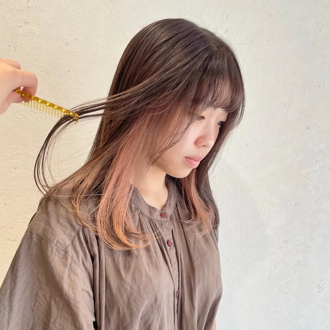 【✨デザインカラー✨】依頼No.1👑ドッ発中の一押しインナーカラー🦄🌈の写真