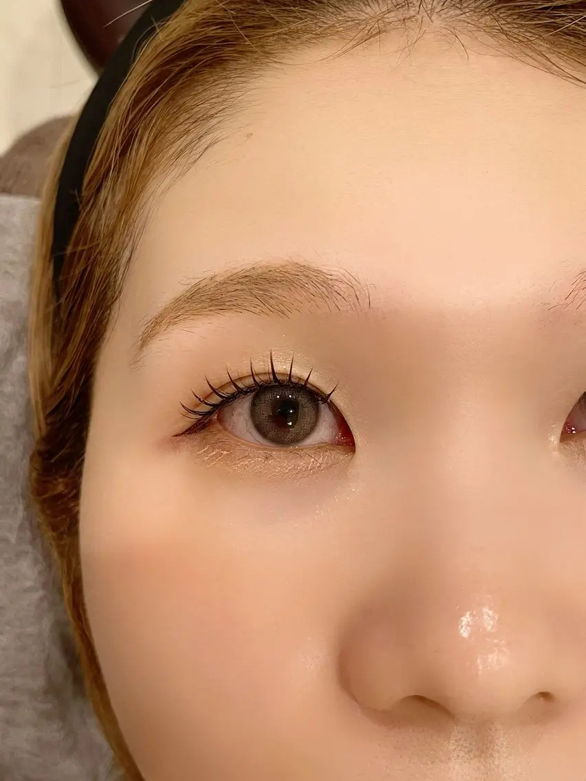 マツエク・マツパ カラーマツエク EYE405 fukuyamaのマツエク・マツパデザイン