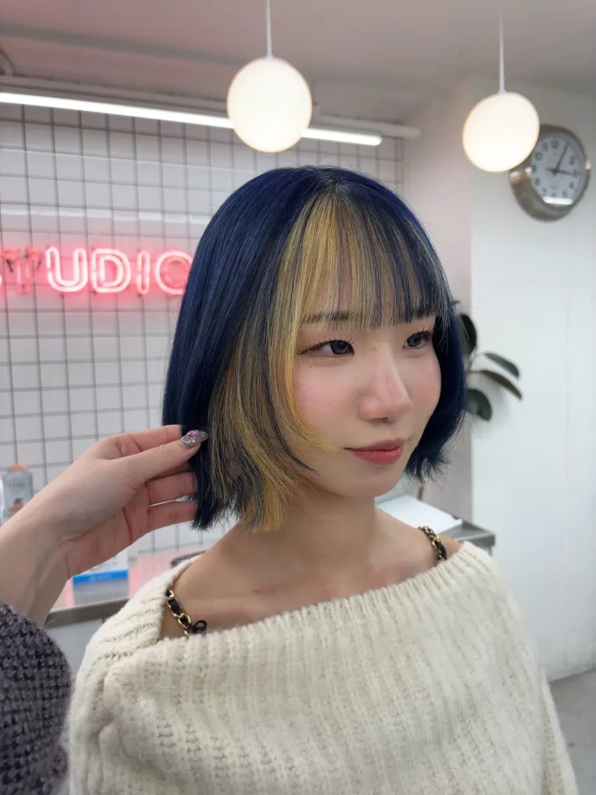 ミディアム カラー ブリーチ 抜きっぱなしブロンド ブロンド 透明感カラー デザインカラー 🫧‪Ameri🫧 Emma ecoleのヘアスタイル