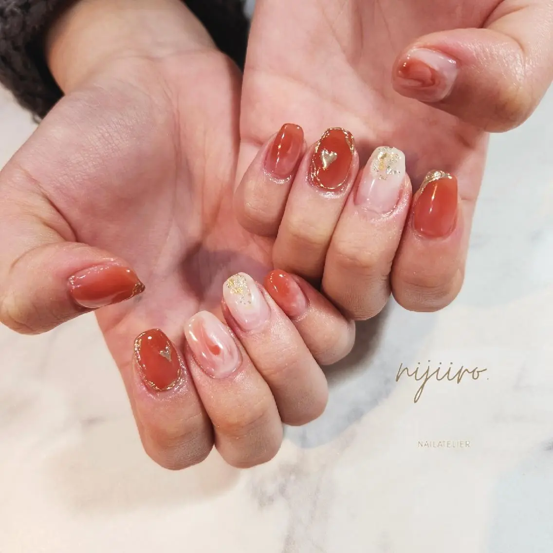 ネイル ハンドネイル nijiiro🌈 サトウのネイルデザイン