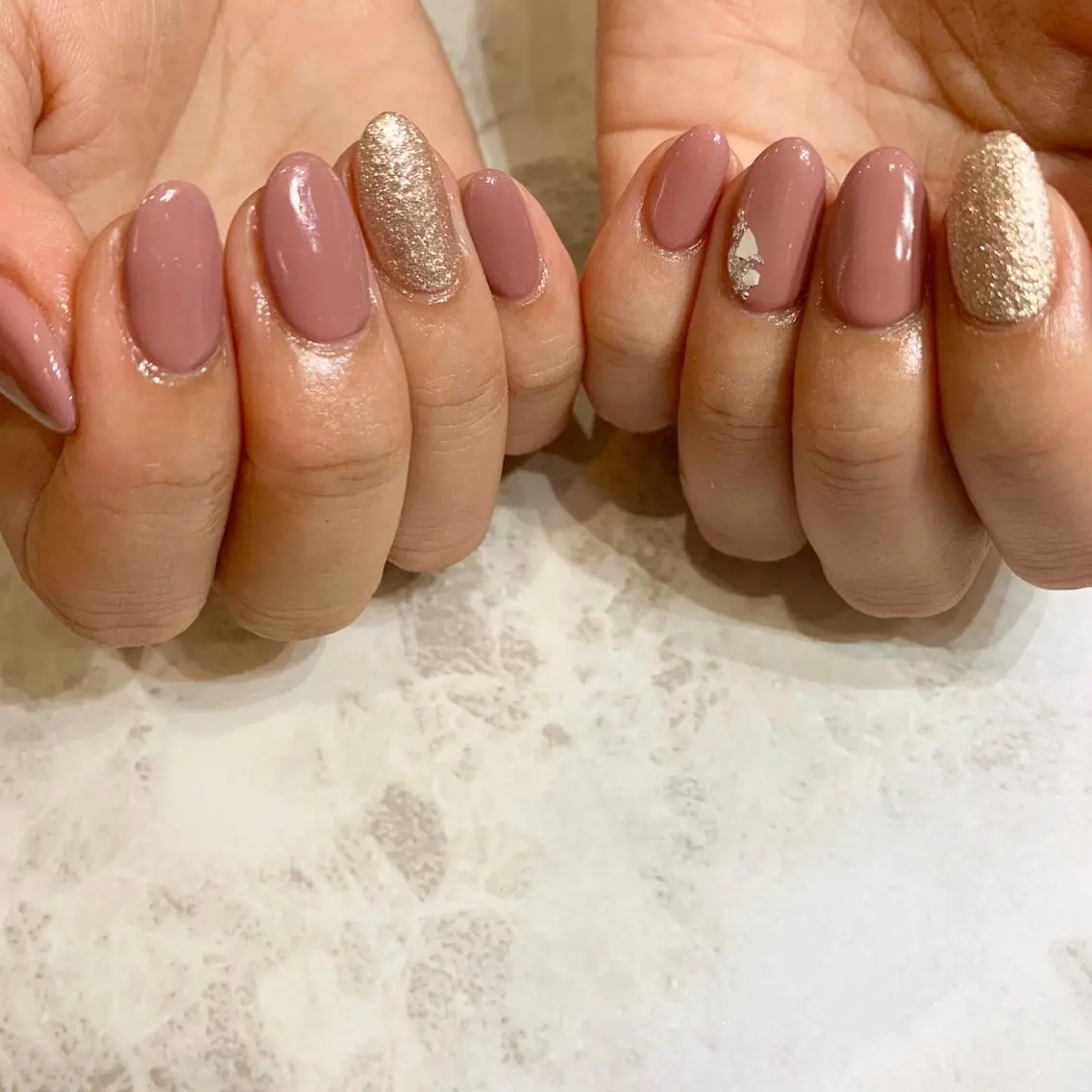 ネイル シンプルネイル ハンドネイル nail salon mieux(ミュー)のマツエク・マツパデザイン