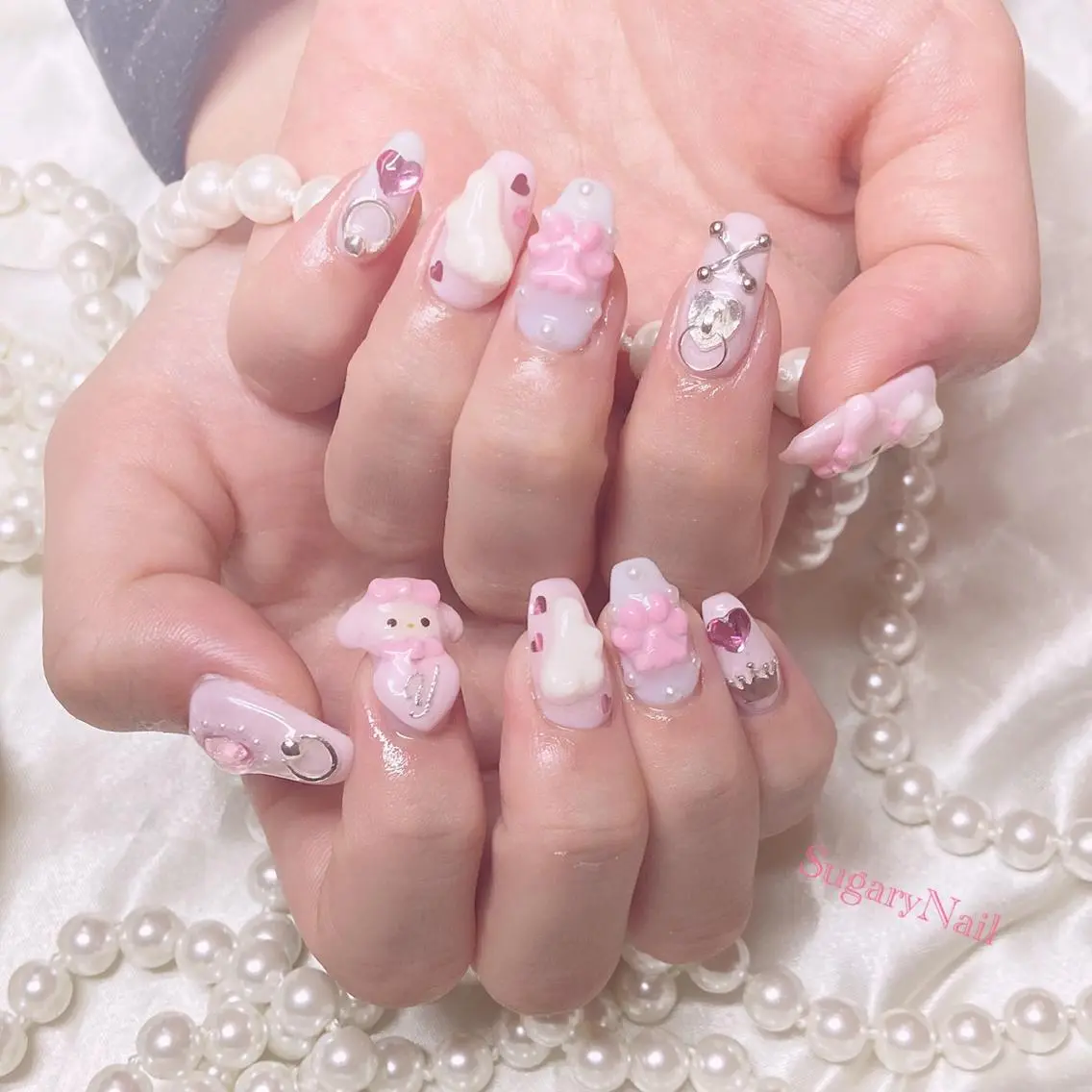 ネイル ハンドネイル フットネイル SugaryNail Rinaのネイルデザイン