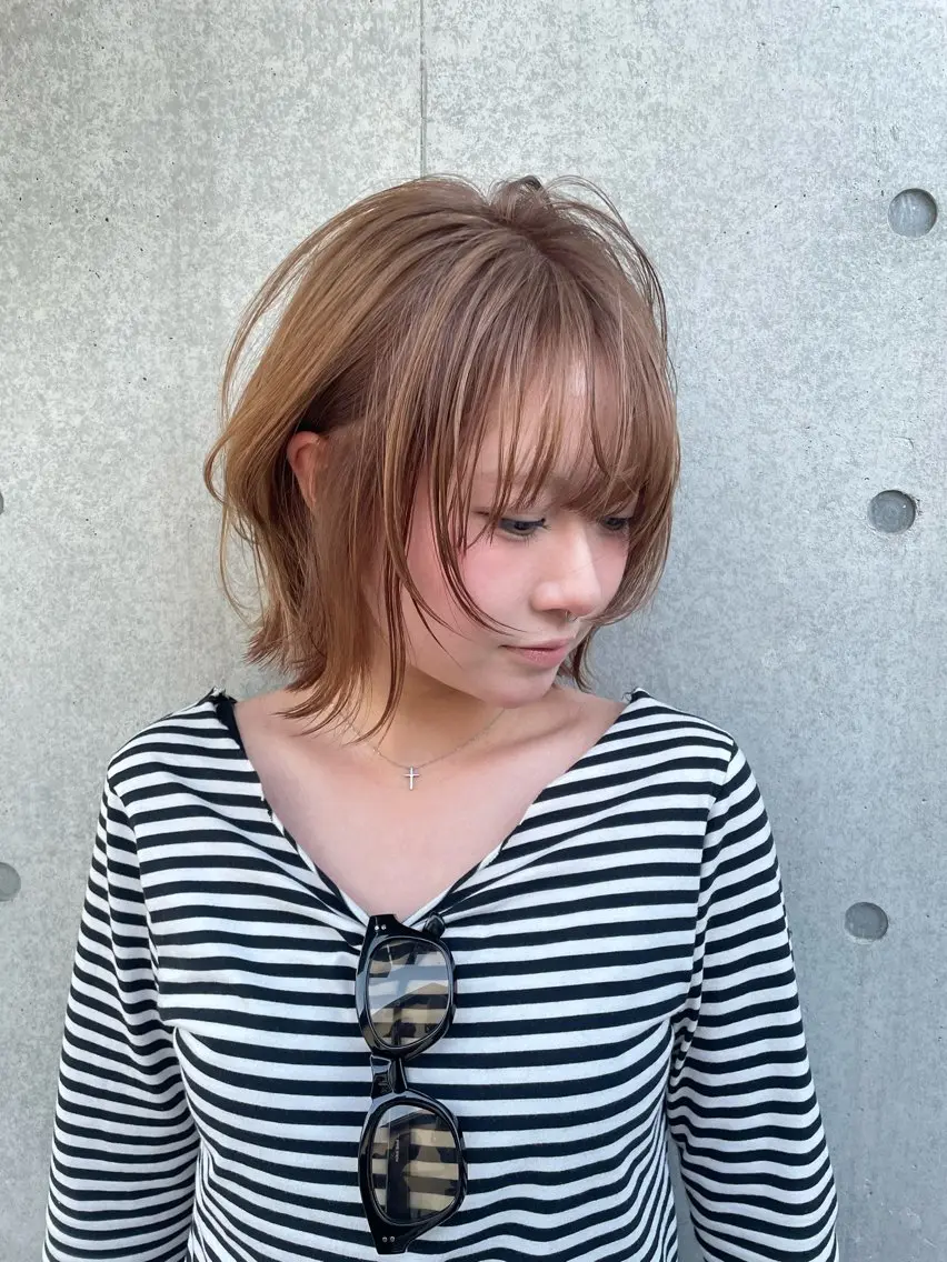 カラー 小澤 わかなのヘアスタイル