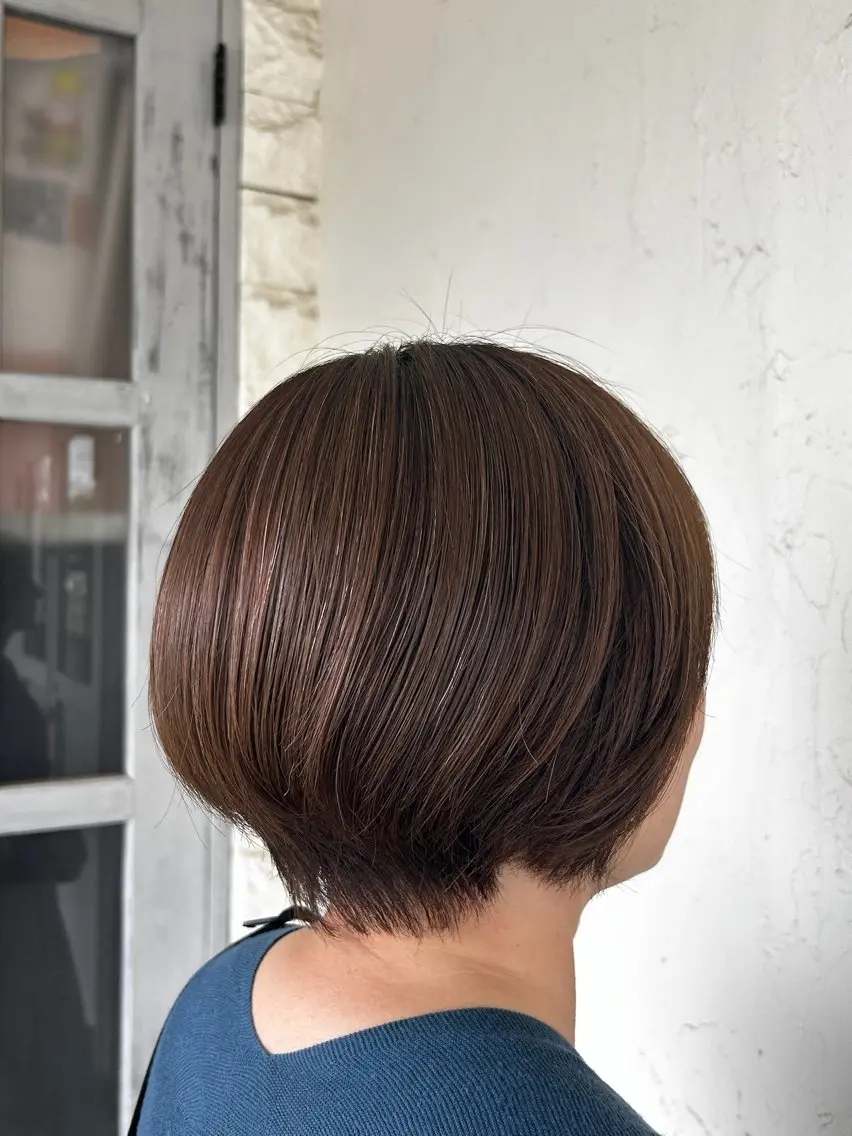 ショート ヘアカラー モデル募集🌷/ 艶カラー/大谷李緒奈のヘアスタイル