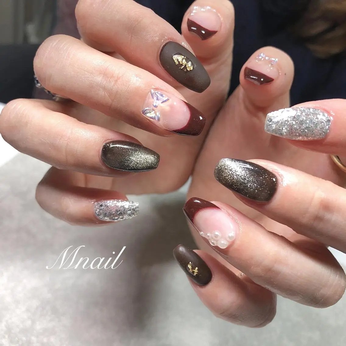 ネイル ハンドネイル merci nailのネイルデザイン