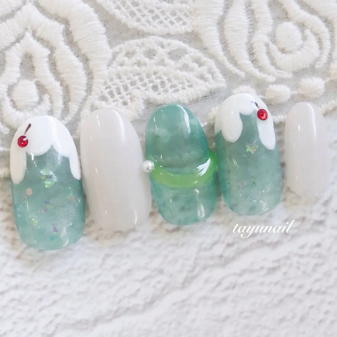 ネイル アートネイル ジェルネイル パラジェル ハンドネイル ネイルサロン 【たゆnail】のネイルデザイン