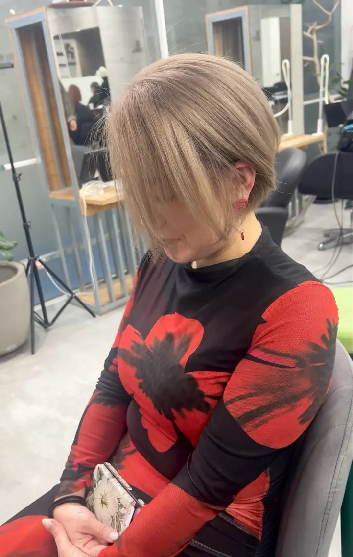 ショート カラー ヘアカラー トリートメント welring hair salonのヘアスタイル