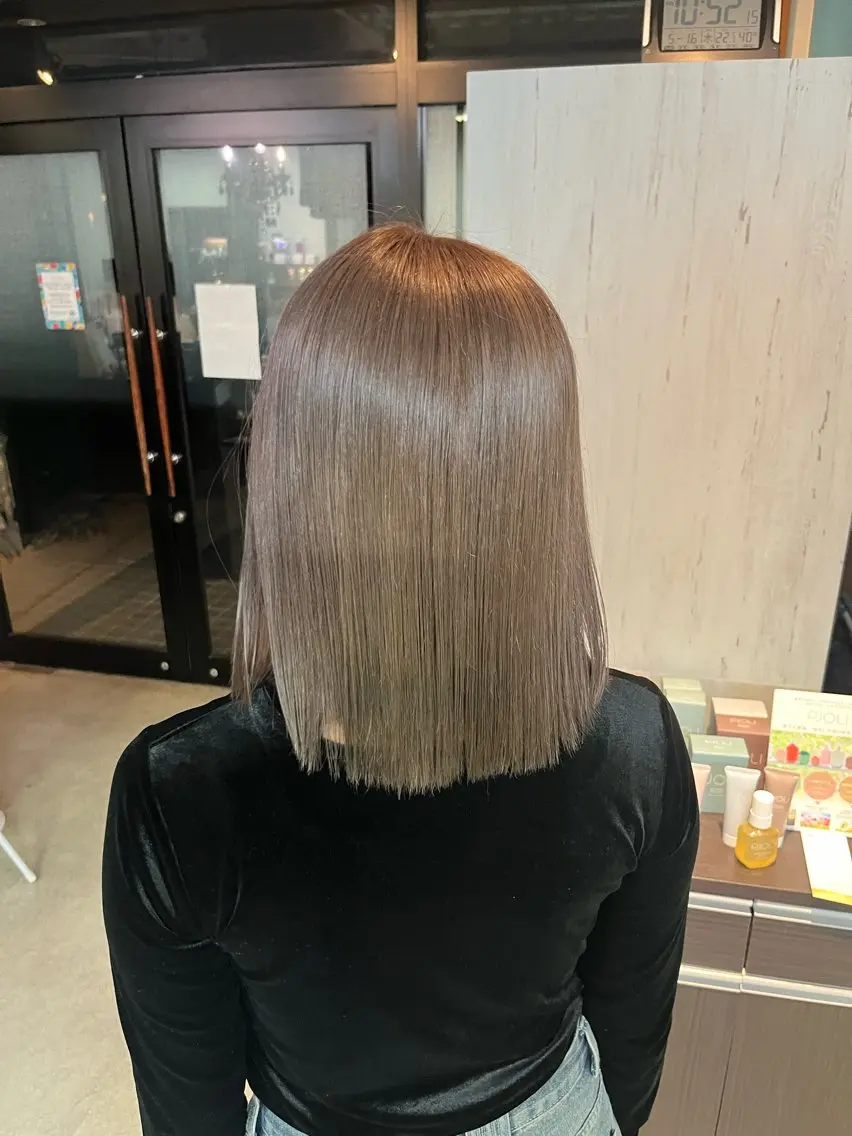 カラー+aujua トリートメントの写真