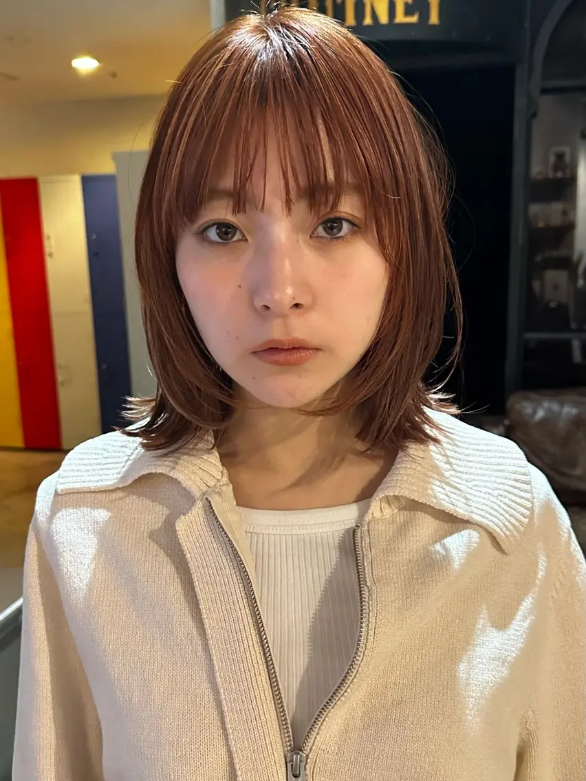 ミディアム カラー NORA銀座 NATSUMIのヘアスタイル