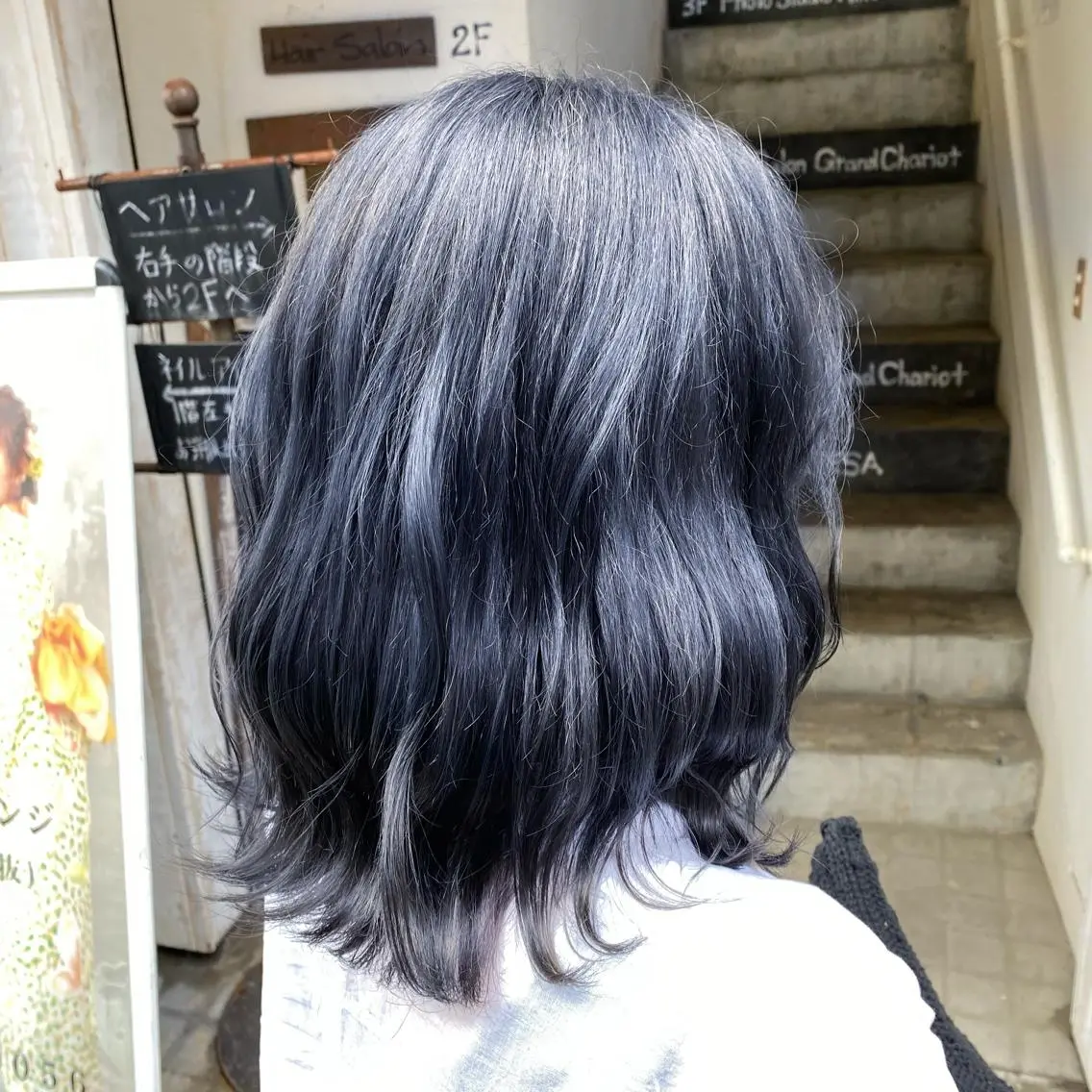 ミディアム カラー Sia中野新橋　店長 田中　優莉乃のヘアスタイル