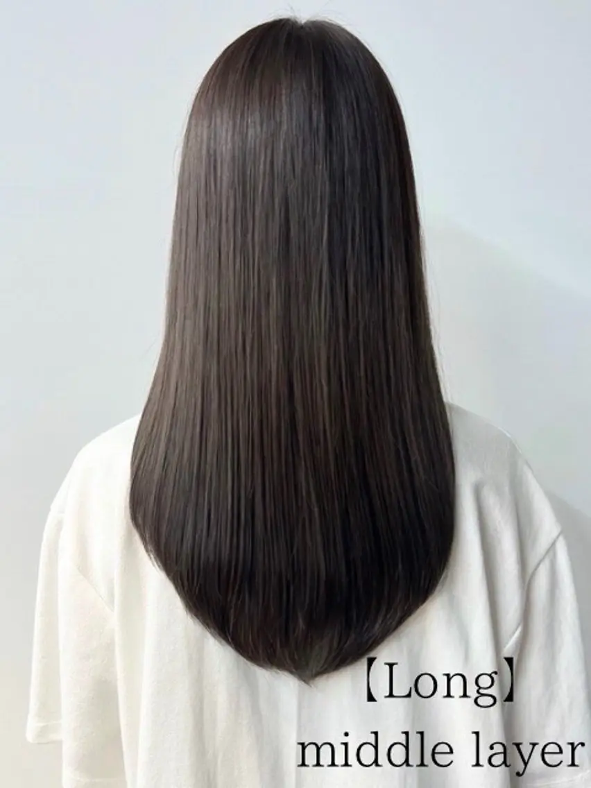 セミロング 透明感カラー ʜ ᴀ ʀ ᴜのヘアスタイル