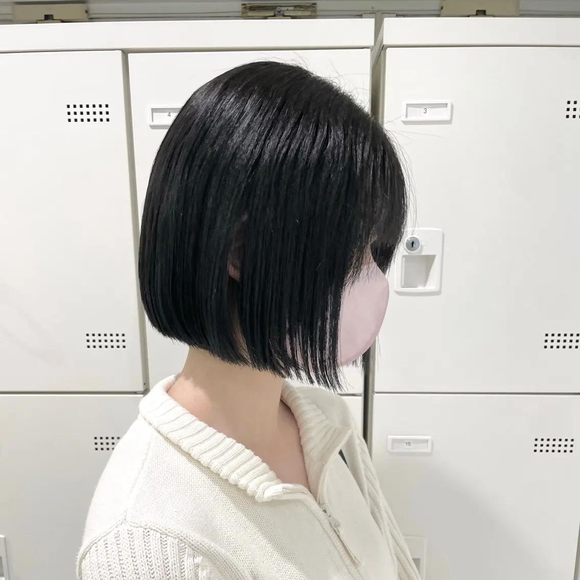 ショート カラー パーマ ヘアアレンジ メンズ ボブ 透明感カラー・レイヤ ー🎀amika🎀のヘアスタイル