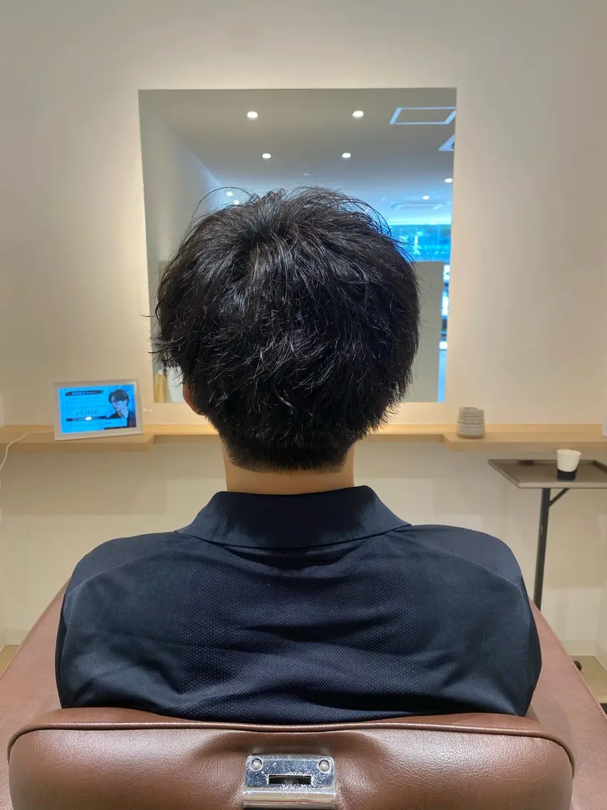 パーマ メンズ カット パーマ メンズパーマモデル 大募集中のヘアスタイル