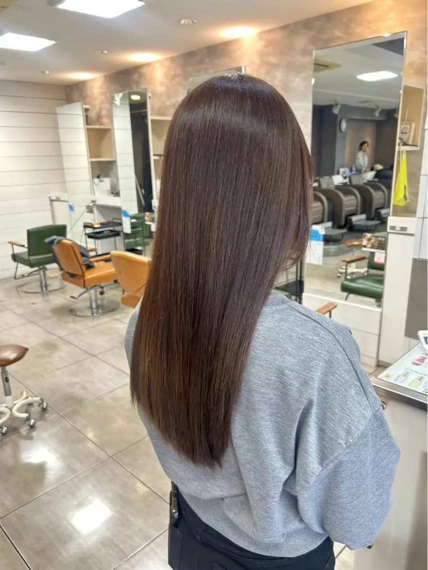 ロング カラー ヘアカラー 本尾 空大のヘアスタイル