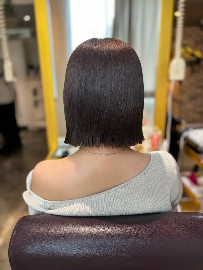 ショート ボブ 外ハネヘア モデル様募集中🧡 nanamiのヘアスタイル