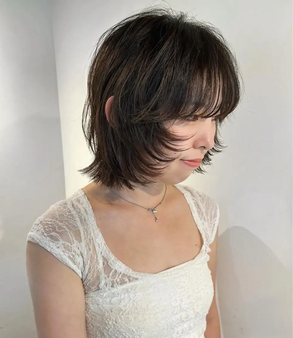 ショート ボブレイヤー ボブ レイヤーカット AYUMI ボブ/レイヤーのヘアスタイル