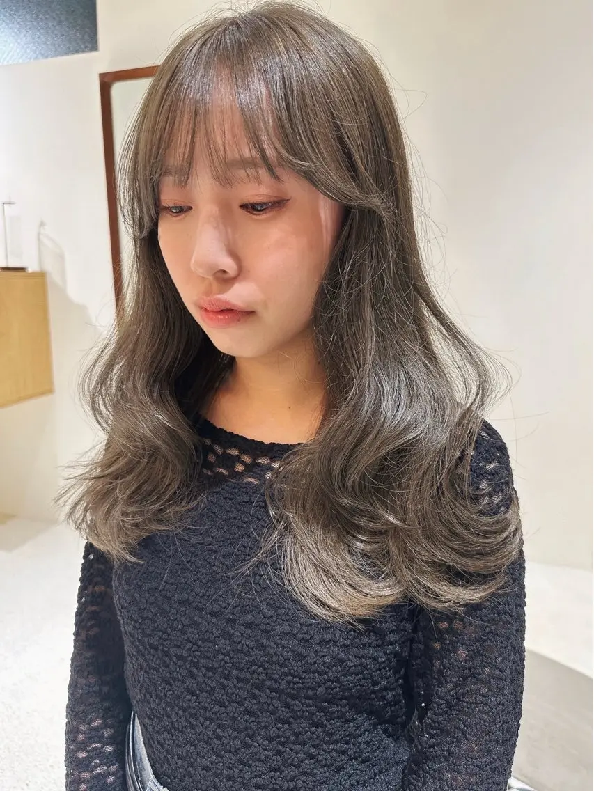 ロング ヘアカラー ヘッドスパ 安藤 琢真のヘアスタイル
