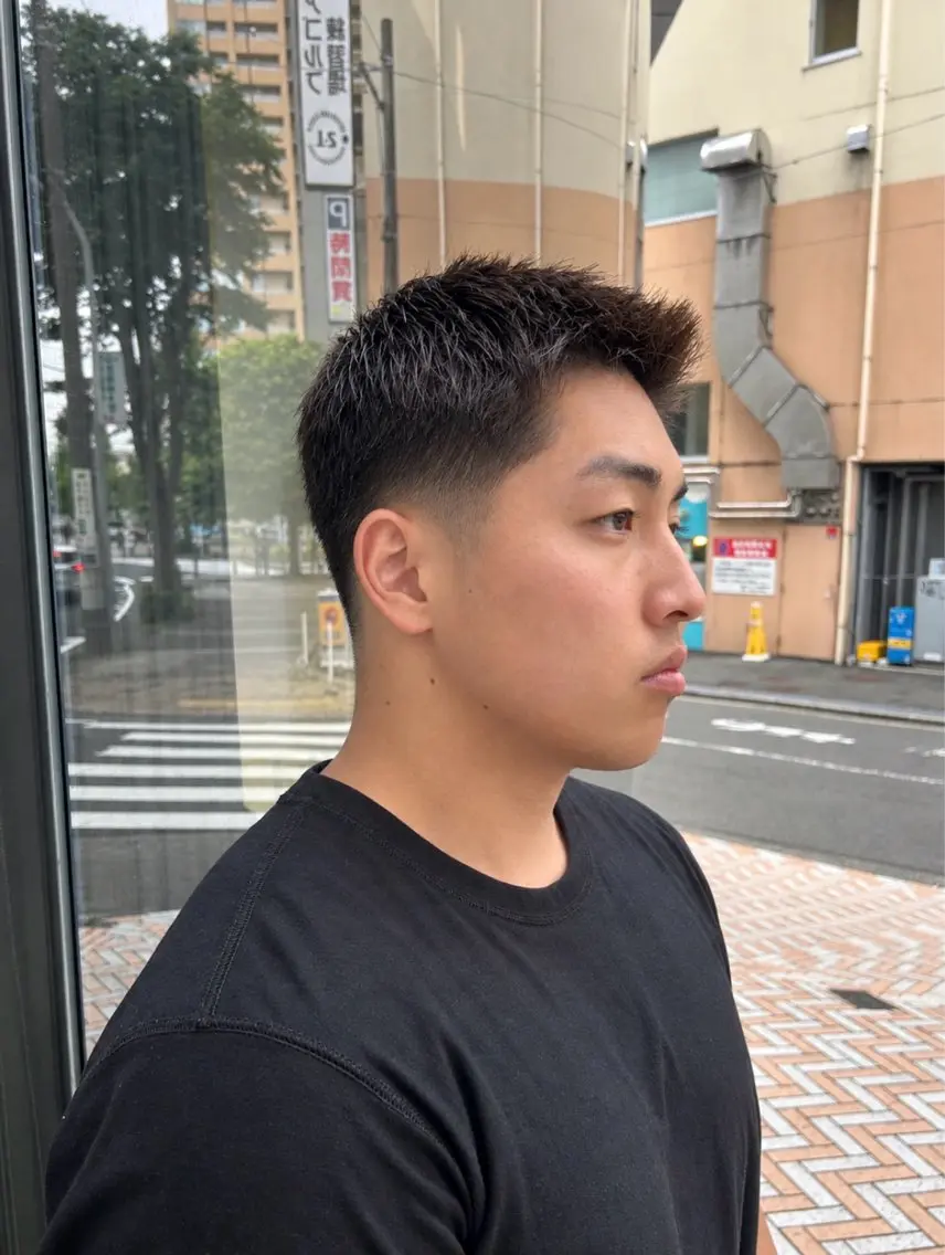メンズ フェードカット カット Men's特化⚡️ モテ髪SYUUのヘアスタイル