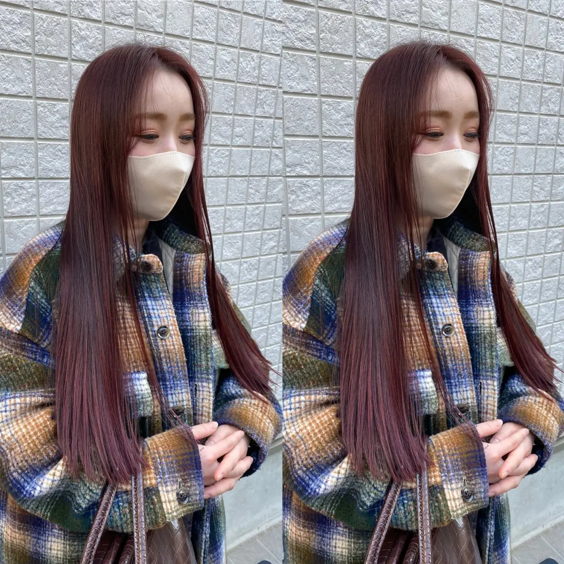 ロング カラー 口コミ150件超え 💬☘️笹岡航太のヘアスタイル