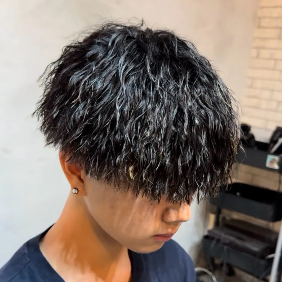 ミディアム パーマ メンズ カット パーマ ツイスパ/ TAKUMIの眉毛・アイブロウイメージ