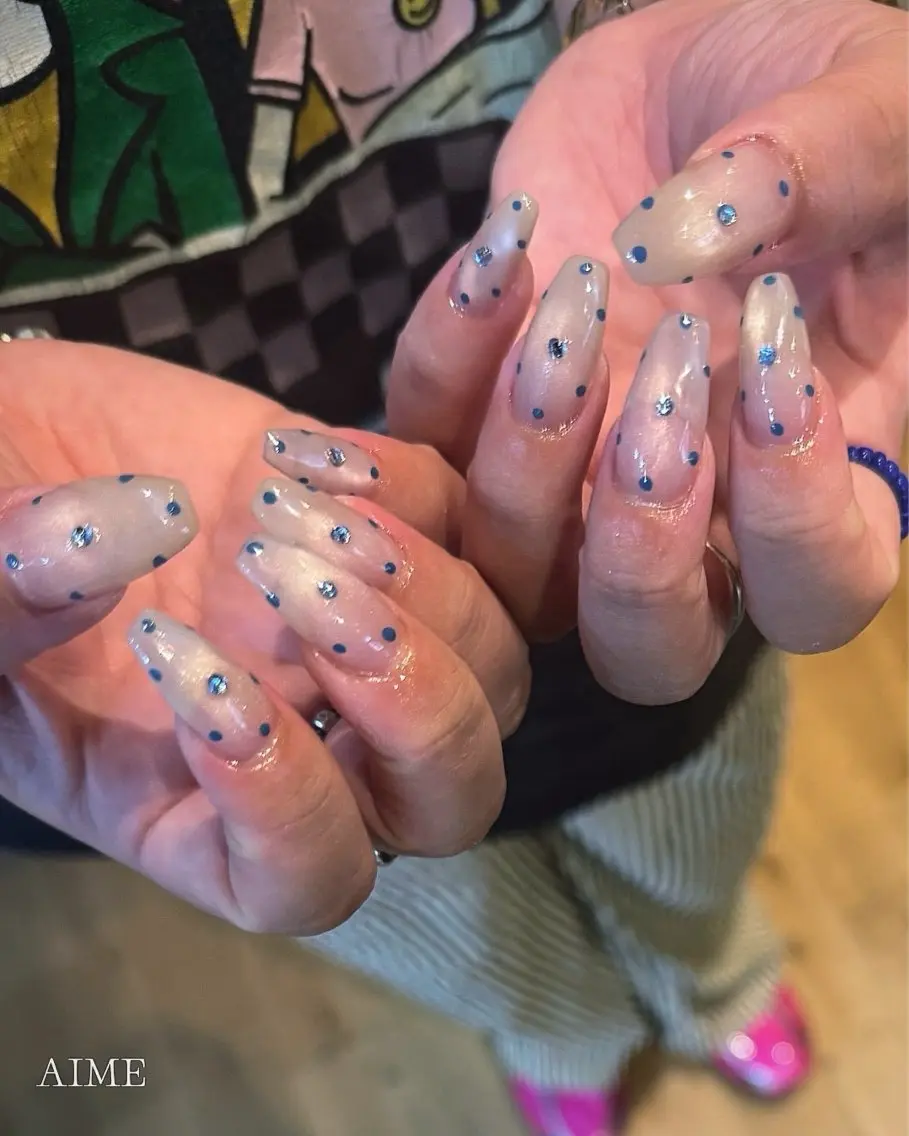 ネイル シンプルネイル ハンドネイル AIME (momo)のネイルデザイン