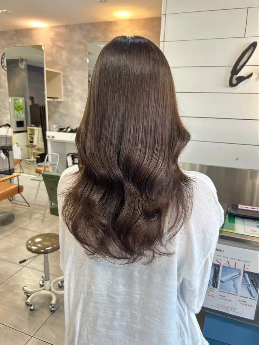 ロング カラー ヘアカラー 🎀艶カラー🎀 よしいあまねのヘアスタイル