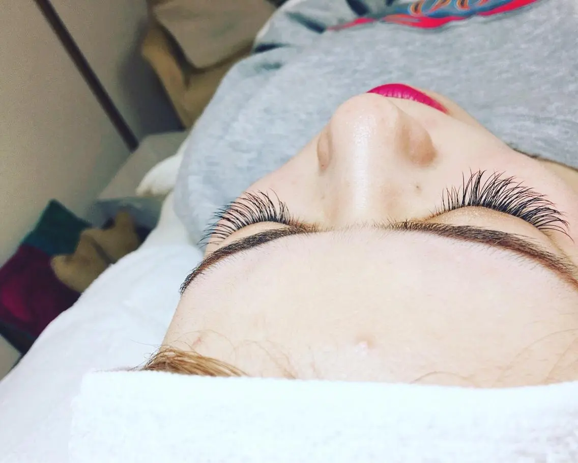 ロング カラー パーマ ヘアアレンジ キッズ ネイル マツエク・マツパ brille ~eyelash~のヘアスタイル