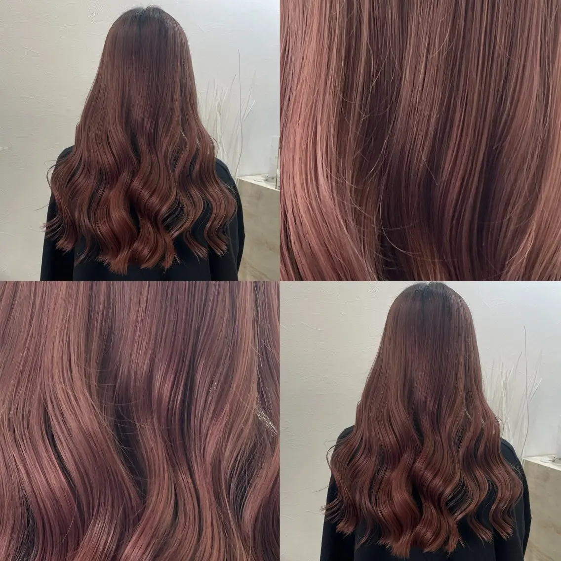 ロング カラー ベージュカラー ブリーチ ブラウンカラー ダブルカラー ラベンダーカラー ヘアカラー 村崎乙華/透明感/ 韓国風/レイヤーのヘアスタイル