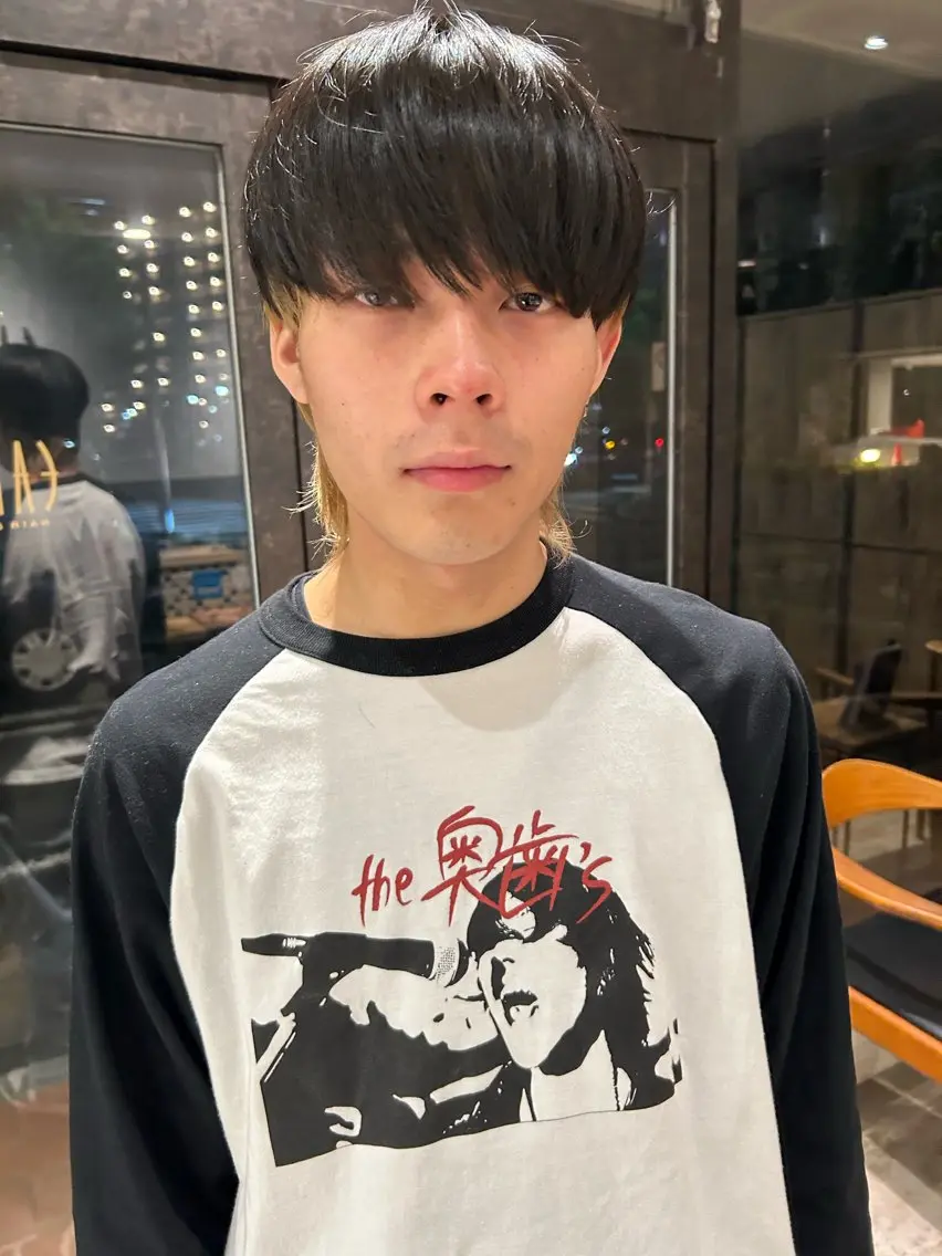 ショート カラー メンズ 深田 幸暉のヘアスタイル