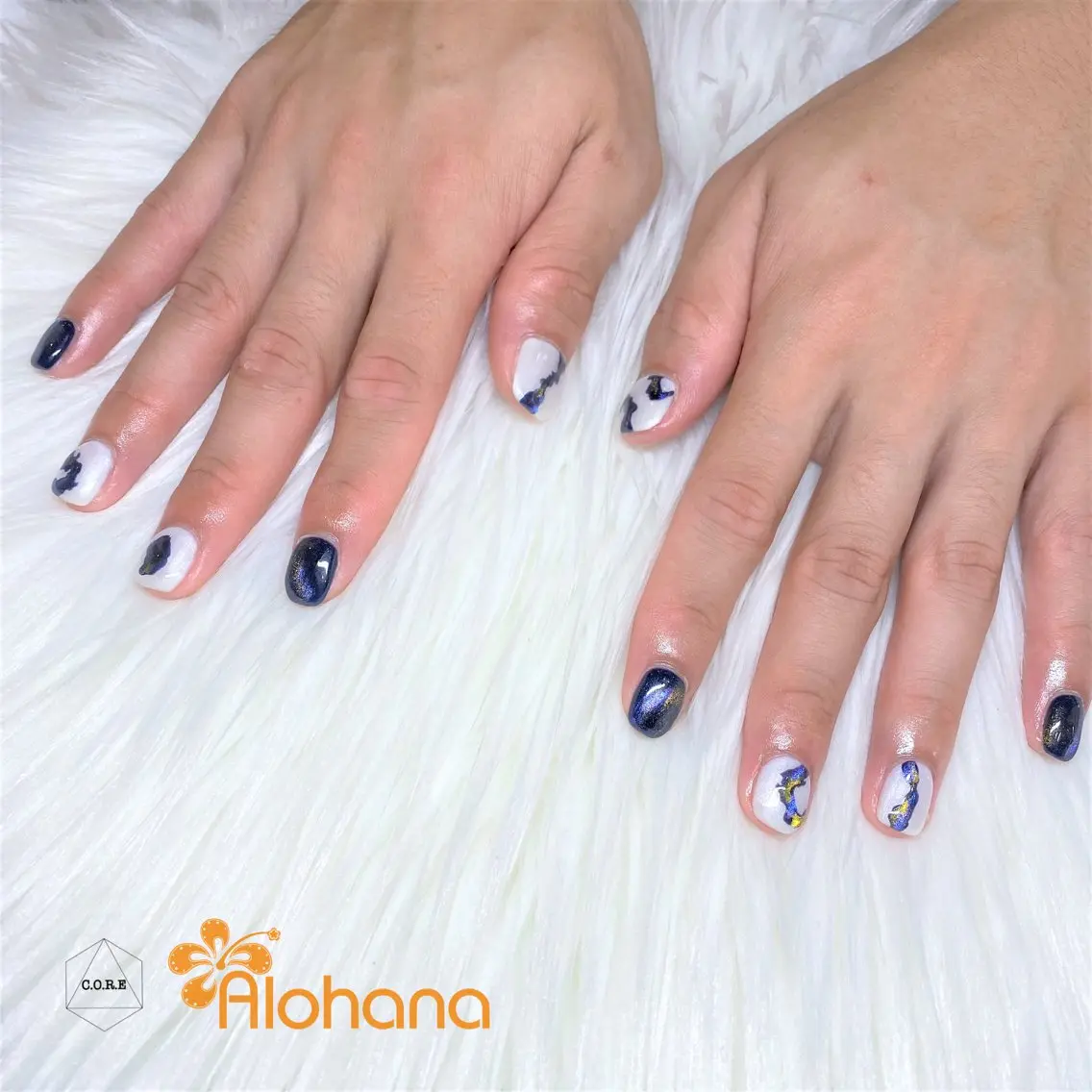 メンズ ネイル ハンドネイル Alohana Minaのネイルデザイン