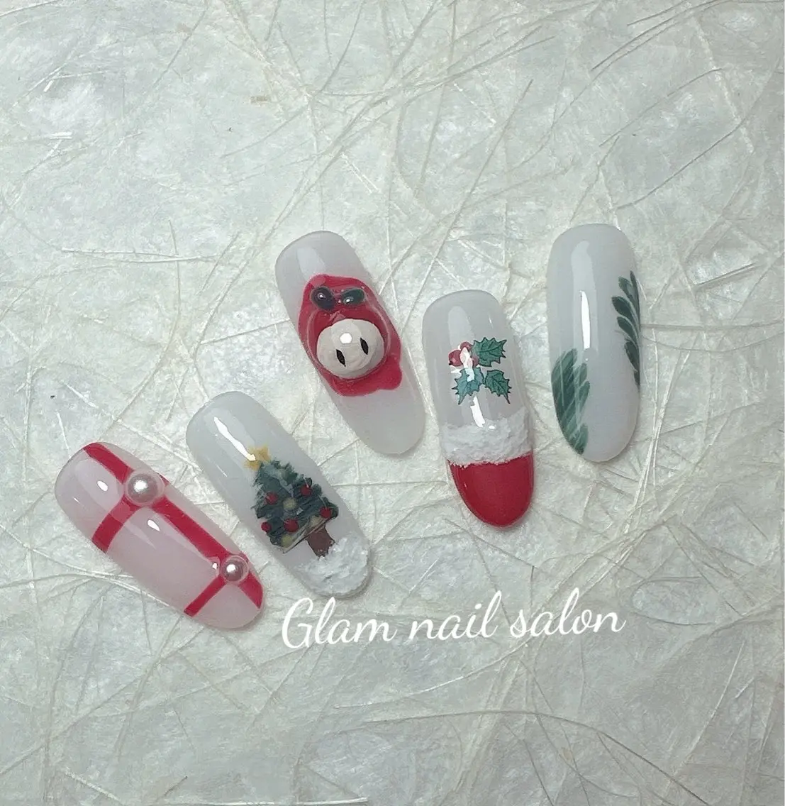 ネイル Glam 長さだし専門のネイルデザイン