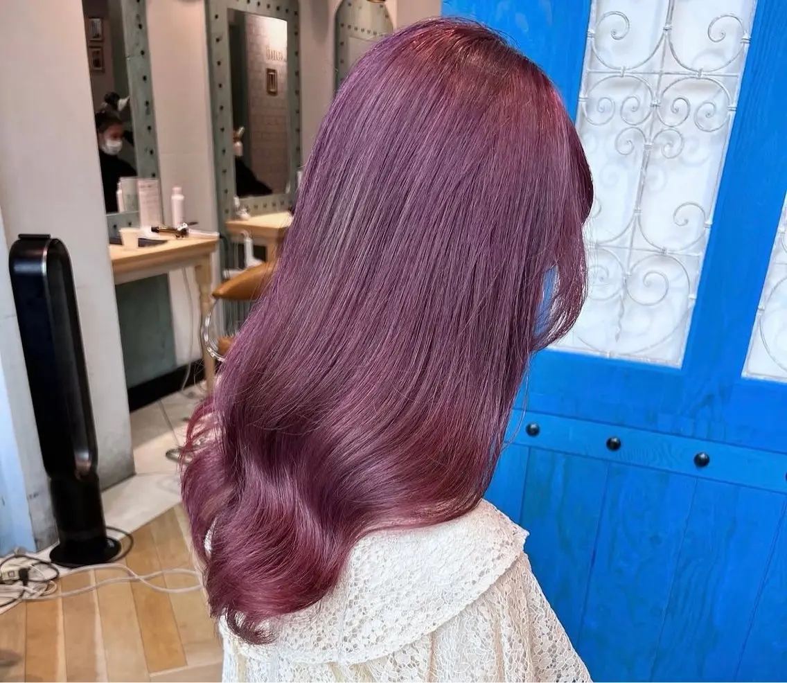 ロング カラー ヘアカラー 三井 千里のヘアスタイル