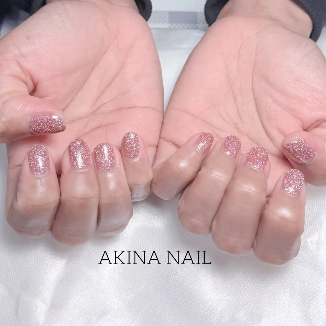ショート ハンドネイル ハンドケア Akina Nail 亀戸のネイルデザイン