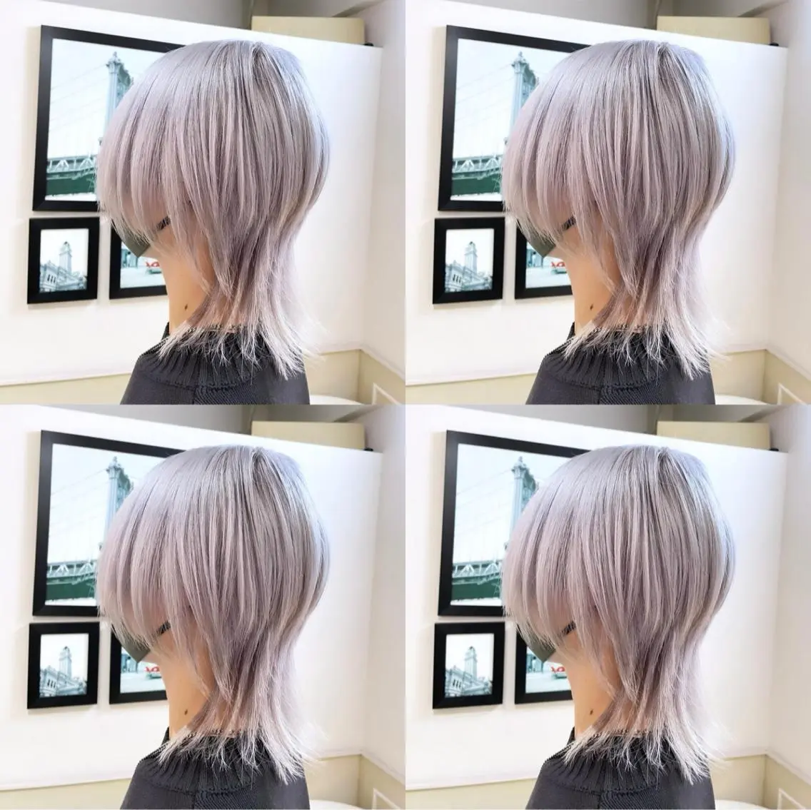 ショート カラー メンズ メンズハイトーン メンズウルフカット ハイトーンカラー ウルフカット 🌟トップデザイナー 高橋🌟のヘアスタイル