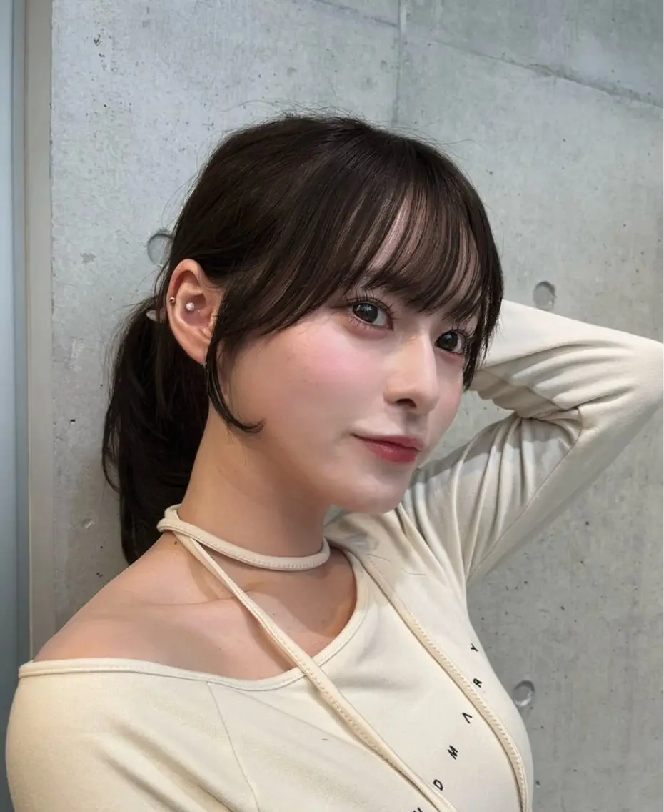 セミロング カラー カット ヘアカラー トリートメント 🌫️大人韓国ヘア 🌫️naoyaのヘアスタイル