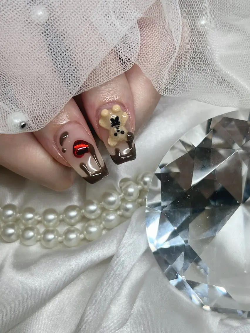 ロング ハンドネイル Nailsalon Angeのネイルデザイン