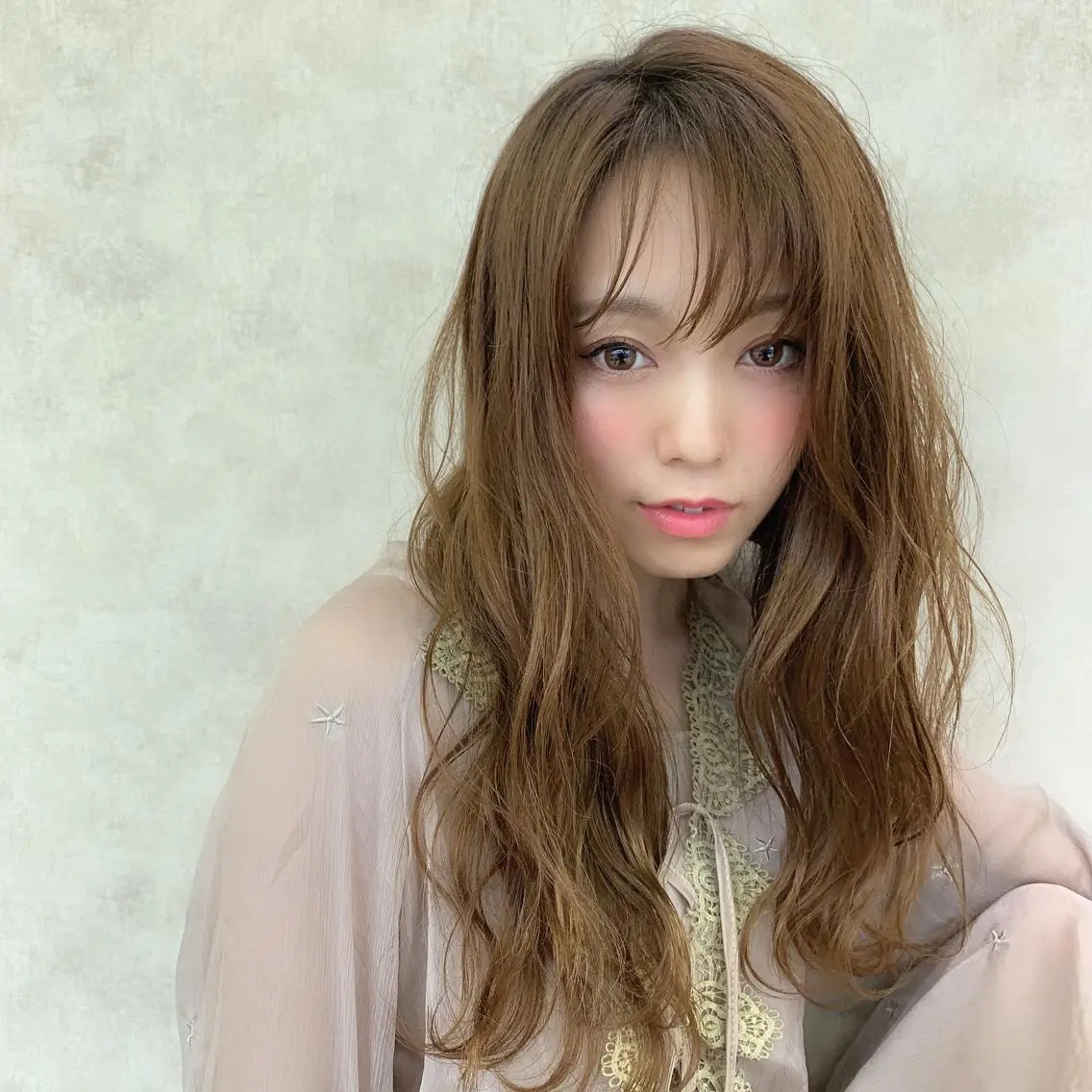 ロング カラー ベージュカラー オリーブベージュ カット パーマ 髪質改善特化 サロン✨代表HIROのヘアスタイル