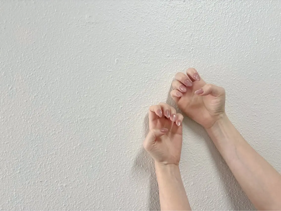 ネイル マグネットネイル ワンカラーネイル nail room aru.のネイルデザイン