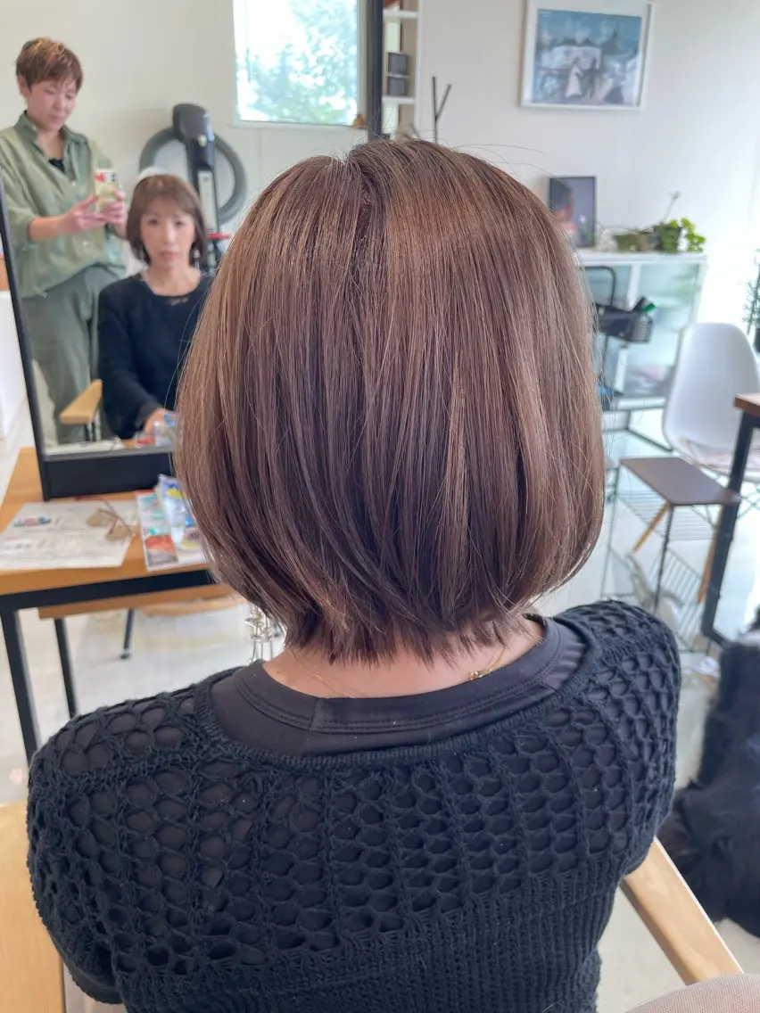 カット+ワンカラー+シャンプーブローの写真