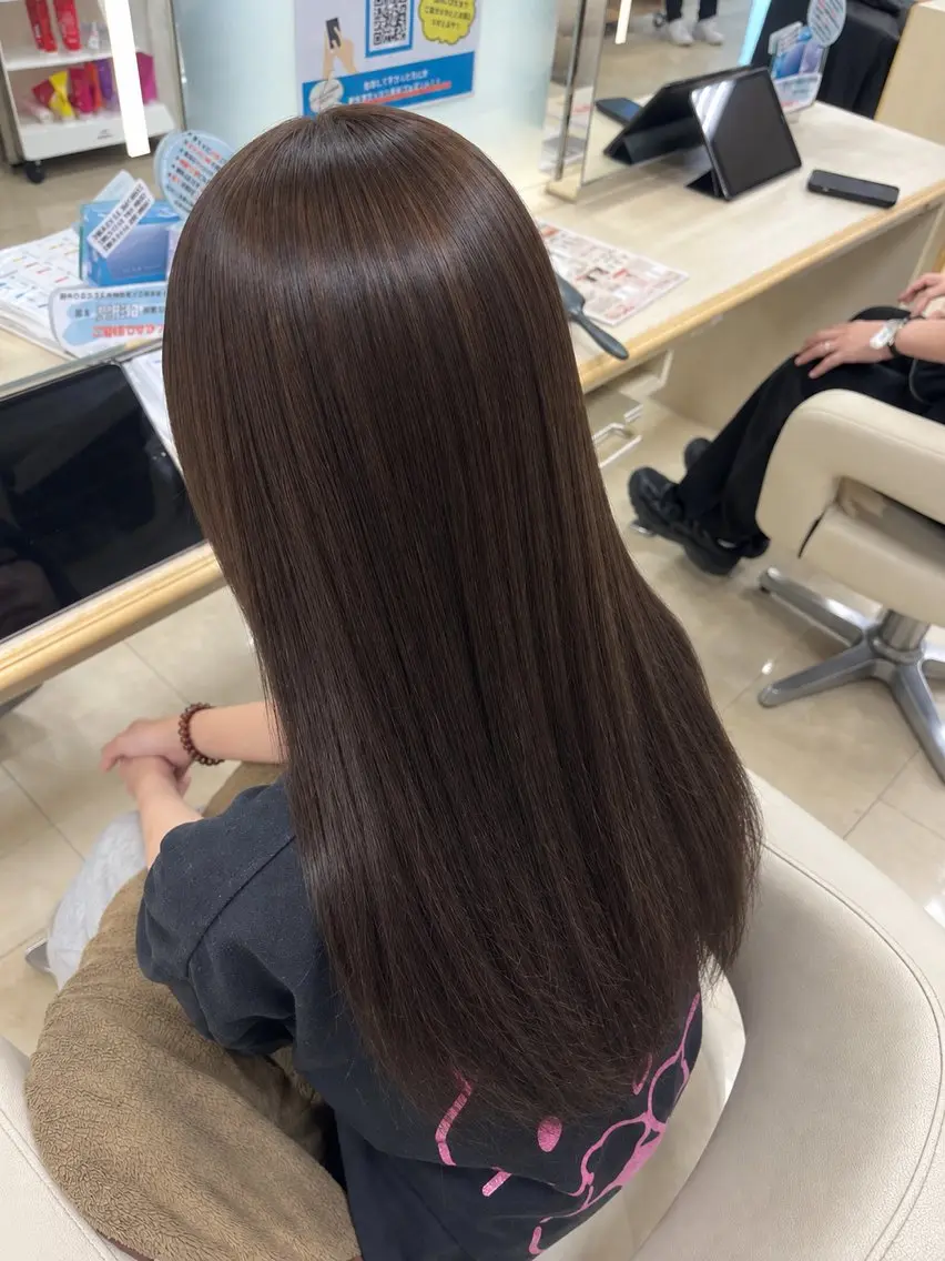 セミロング 縮毛矯正 ✨盛れ髪×似合わせ✨ matsuri🎀のヘアスタイル