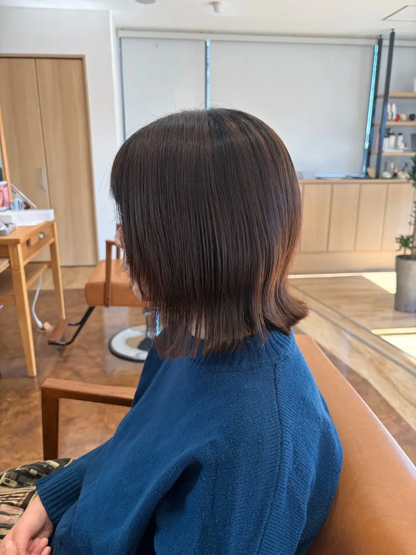 ショート ボブ くびれヘア 顔まわりレイヤー 顔周りカット レイヤーカット アンソメット筑後店 🎧RENA🎧のヘアスタイル
